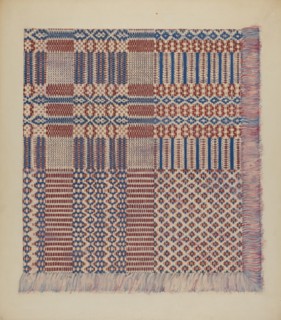 Coverlet, c. 1938. Creator: Katherine Hastings.