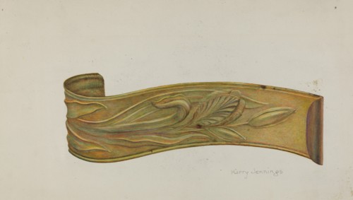 Tie-back, c. 1938. Creator: Harry Jennings.