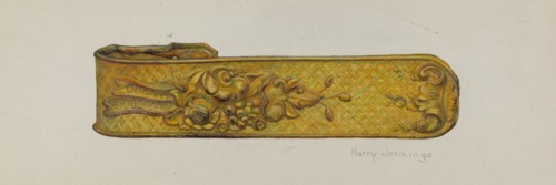 Tie-back, c. 1938. Creator: Harry Jennings.