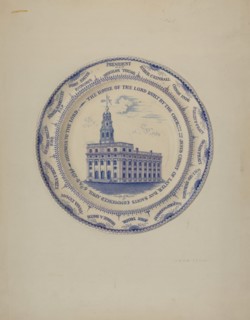 Plate, c. 1938. Creator:  John Koehl.