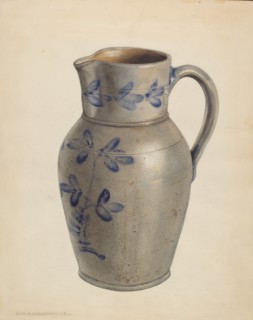 Pitcher, c. 1938. Creator: George Loughridge.