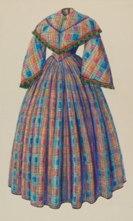Visiting Gown, c. 1938. Creator: Hans Mangelsdorf.