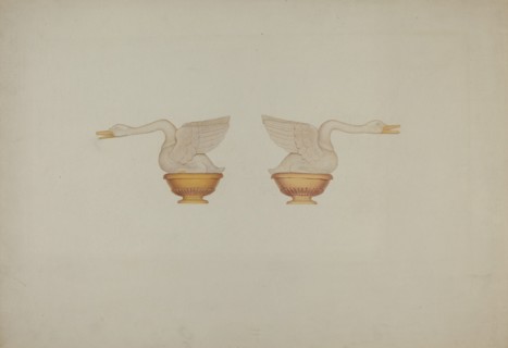 Architectural Carving, c. 1940. Creator: Helen E. Gilman.