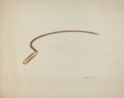 Pioneer Sickle, c. 1941. Creator: LeRoy Griffith.