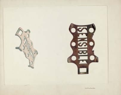 Trivet, c. 1942. Creator: Violet Hartenstein.