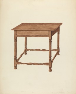 Table, c. 1953. Creator: Frederick Jackson.