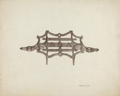Trivet, c. 1941. Creator: Violet Hartenstein.