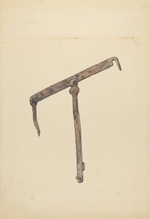 Latch, 1935/1942. Creator: Geoffrey Holt.