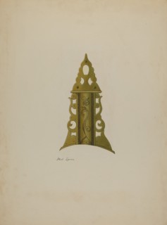 Patch Box from Ky. Rifle, c. 1938. Creator: Albert J. Levone.