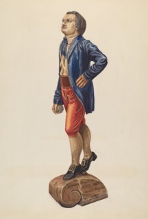 Figurehead: "Jolly Tar". Creator: Mary E Humes.