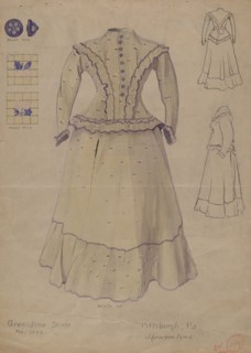 Dress, 1939. Creator: J. Howard Iams.