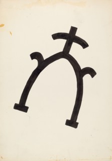 Cattle Brand, c. 1936. Creator: J.Henry Marley.