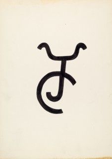 Cattle Brand, c. 1936. Creator: J.Henry Marley.