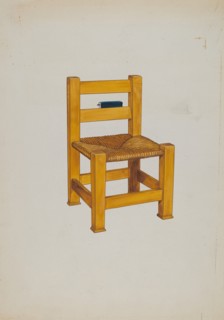 Church Chair, c. 1936. Creator: Florence Huston.