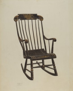 Rocking Chair, 1940. Creator: Henry Granet.