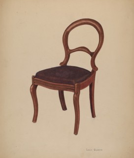 Parlor Chair, c. 1940. Creator: LeRoy Griffith.