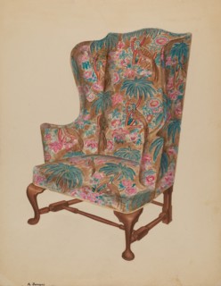 Easy Chair, 1937. Creator: Arthur Johnson.