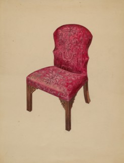 Side Chair, 1936. Creator: Arthur Johnson.
