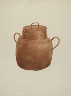 Copper Cauldron, 1937. Creator: Edward Jewett.
