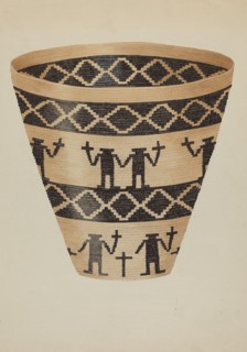 Basket, c. 1936. Creator: Gordena Jackson.