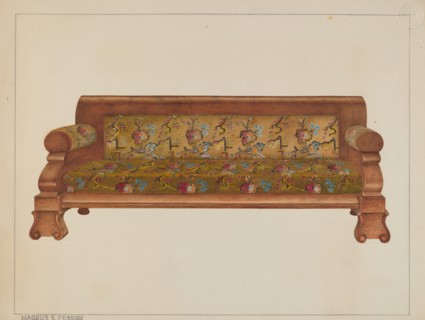 High Back Lounge, c. 1938. Creator: Magnus S. Fossum.