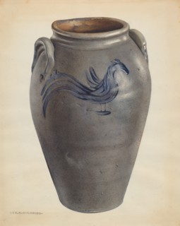 Jar, c. 1938. Creator: George Loughridge.
