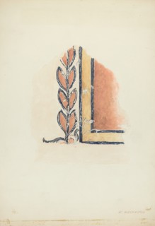 Wall Painting (Fragment), c. 1939. Creator: William Kieckhofel.