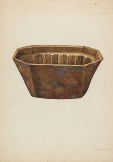 Crockery Mold, c. 1939. Creator: William Kieckhofel.