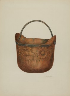 Bucket, c. 1940. Creator: William Kieckhofel.