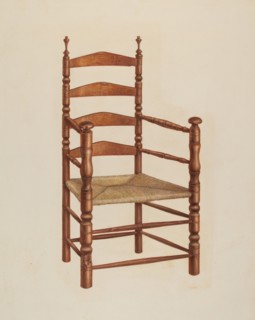 Armchair, 1939. Creator: Isadore Goldberg.