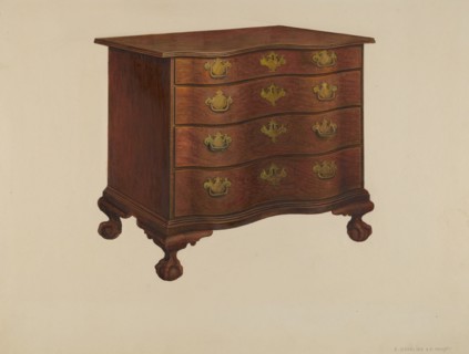 Chest of Drawers, 1938. Creators: Arsen Maralian, Frank Wenger.