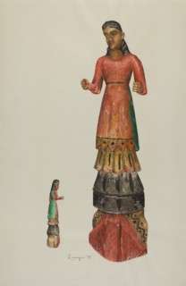 Bulto (Santa Barbara), 1939. Creator: Eldora P. Lorenzini.