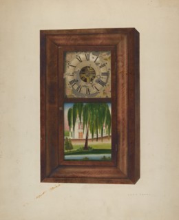 Painted Clock, 1940. Creator:  John Koehl.