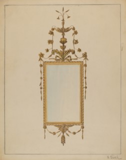 Mirror, c. 1936. Creator: Nicholas Gorid.