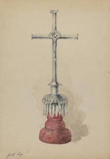 Crucifix, c. 1936. Creator: Geoffrey Holt.