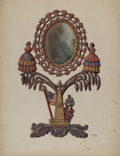 Mirror, c. 1937. Creator: Frances Lichten.
