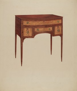 Dressing Table, c. 1938. Creator: Charles Henning.