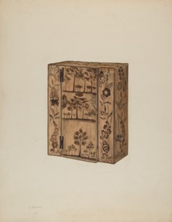 Cupboard, c. 1938. Creator: Charles Henning.