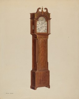 Tall Clock, c. 1938. Creator: Arthur Johnson.