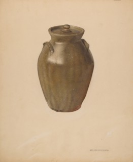 Covered Jar, probably 1939. Creator: George Loughridge.