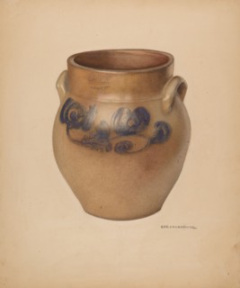 Jar, c. 1938. Creator: George Loughridge.