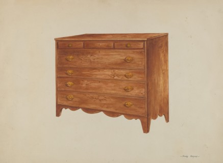 Chest, c. 1938. Creator: Henry Meyers.