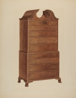 Chest-on-Chest, c. 1938. Creator: Arthur Johnson.