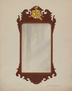 Mirror, c. 1937. Creator: Arthur Johnson.