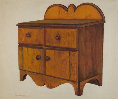 Miniature Chest, c. 1940. Creator: Frank Gray.