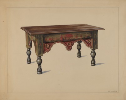 Bench, c. 1936. Creator: Philip Johnson.