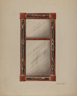 Wall Mirror, c. 1938. Creator: Raymond Manupelli.