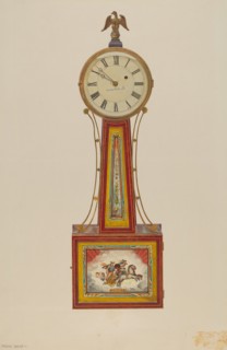 Banjo Clock, c. 1939. Creator: Frank M Keane.