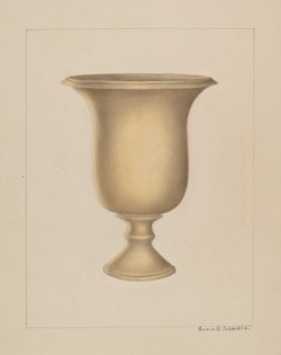 Stoneware Jar, c. 1937. Creator: Annie B Johnston.
