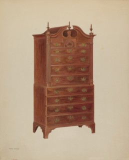 Chest-On-Chest, c. 1938. Creator: Arthur Johnson.